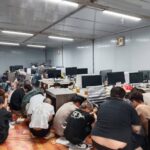 老挝万象公安总局警方在万象市塔銮努亚村抓获88名诈骗团伙成员-足球直播网-足球赛程-世界杯足球